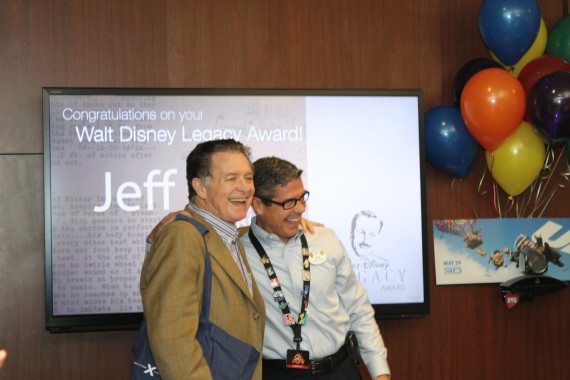 Lee Cockerell and jeff noel at Disney Legacy Award presentation