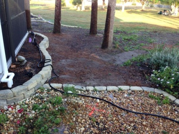 Florida homeowner landscape makeover