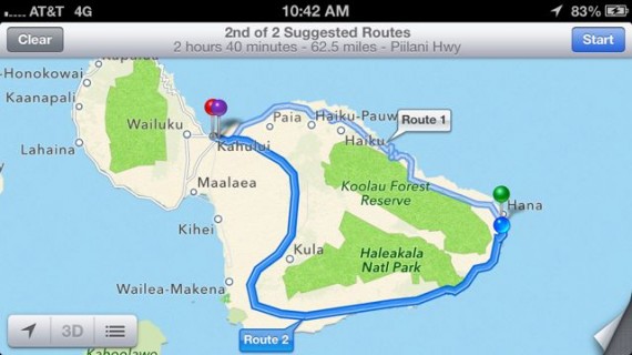 Maui road map