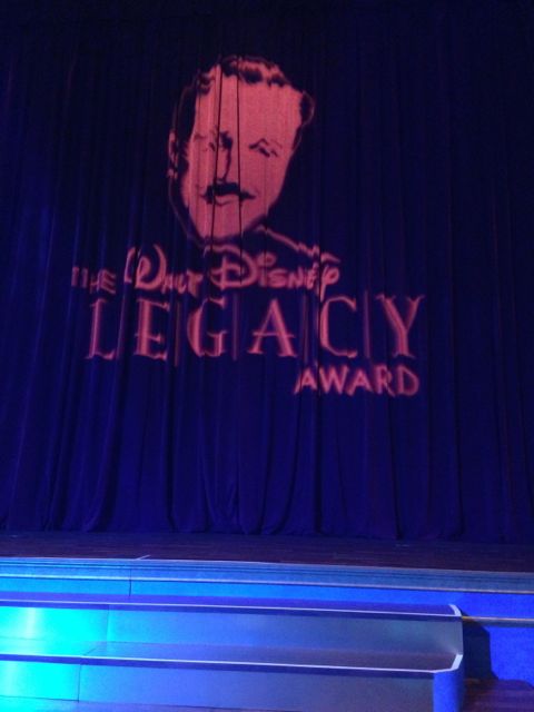 Walt Disney Legacy award banquet stage