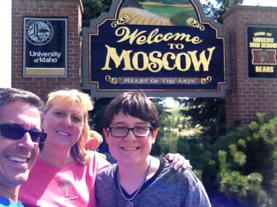 Welcome to Moscow, Idaho sign