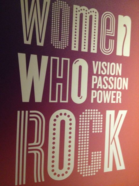 Women Who Rock poster at EMP Museum in Seattle