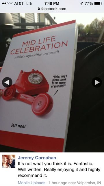 Midlife Celebration the book on Facebook