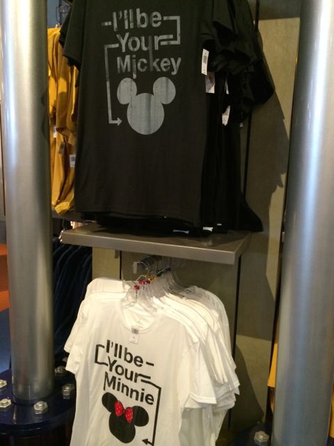 Mickey and Minnie tee-shirts