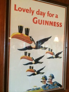 Funny beer poster in Mucky Duck restaurant on Captiva Island