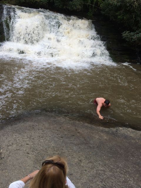 North Carolina Mountains waterfall