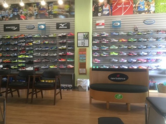 Track Shack running shoe selection