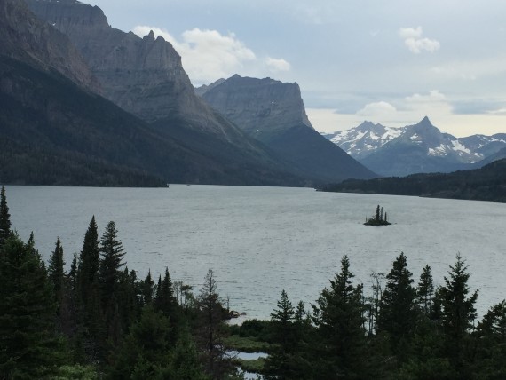 St Mary Lake at Glacier Park