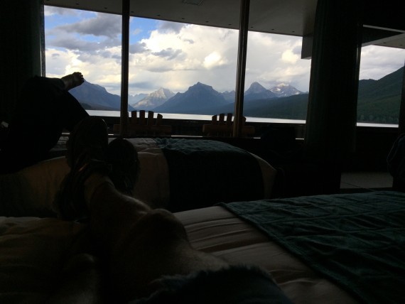 View of Lake McDonald from Village Inn at Apgar