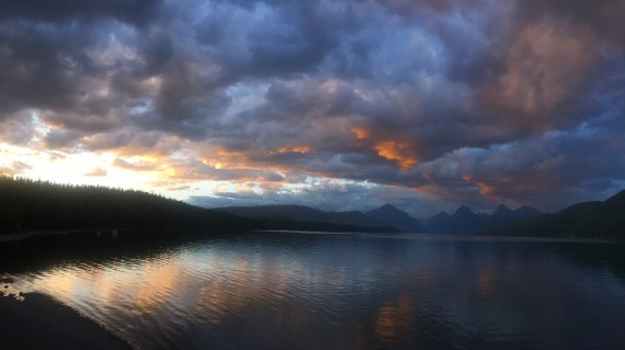 View of Lake McDonald from Village Inn at Apgar