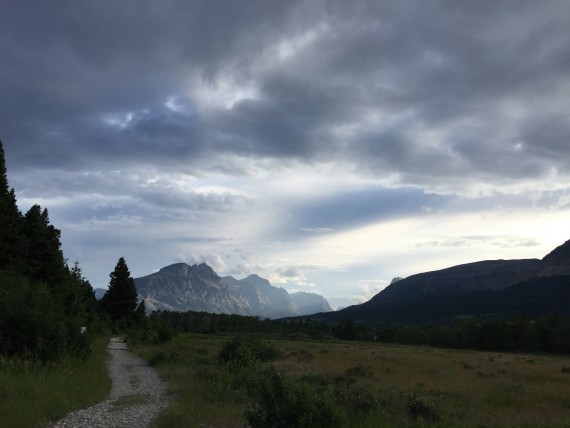 Glacier National Park east side view