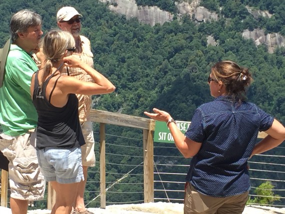 Exclamation Point at Chimney Rock