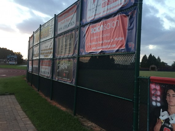 Athletic Field business advertising wall