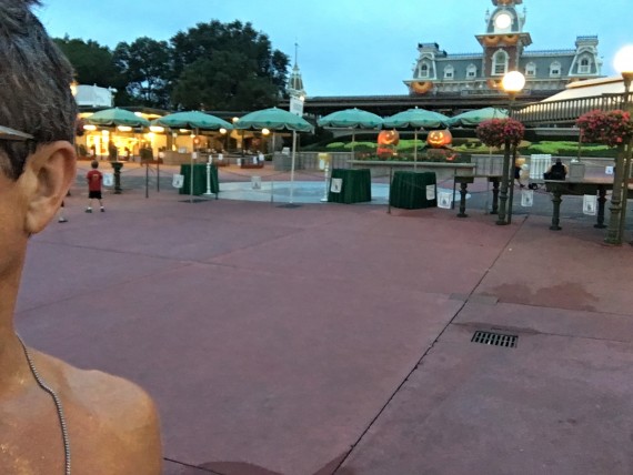 Magic Kingdom before opening