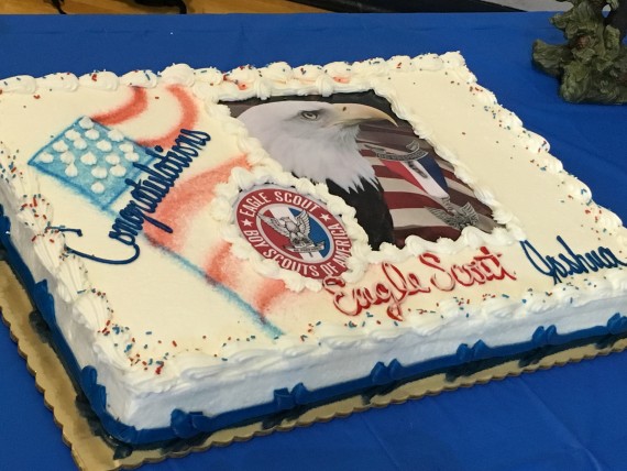 Eagle Scout celebration cake