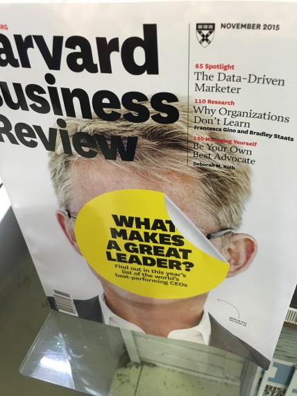 Harvard Business Review Leadership cover