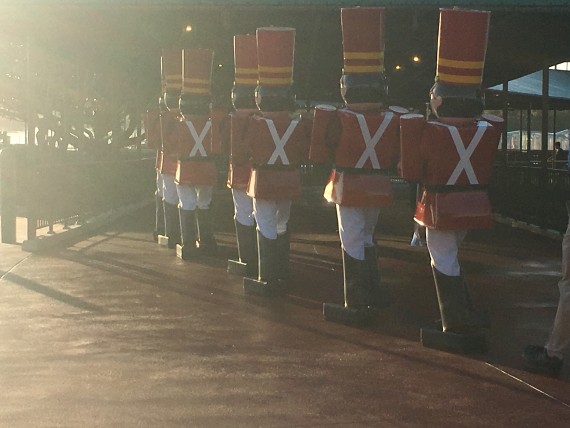 Disney Toy Soldiers marching