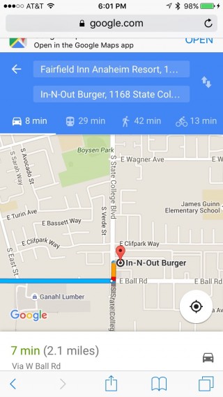 In and Out Burger