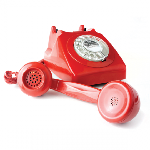 Old school rotary dial phone