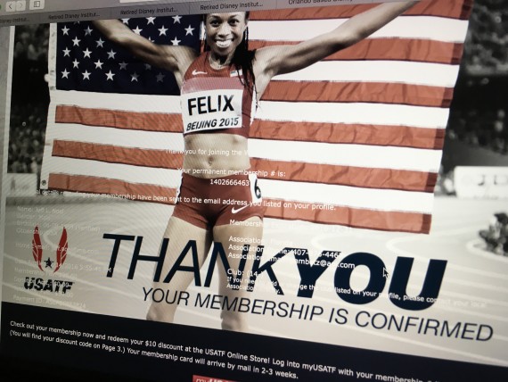 USATF membership 