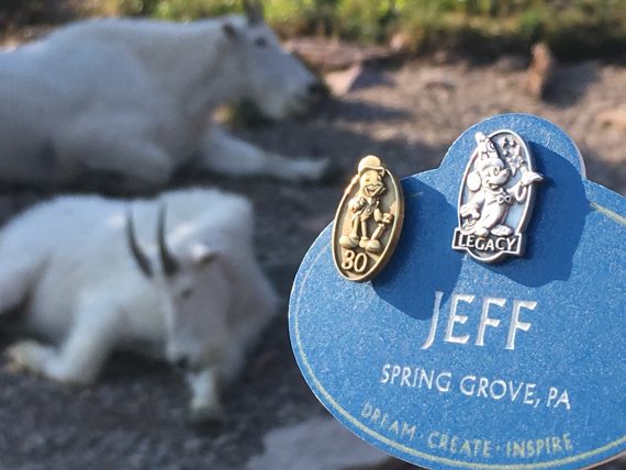 Walt Disney Legacy Award blue name tag