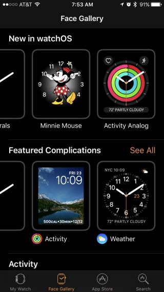Apple Watch new faces