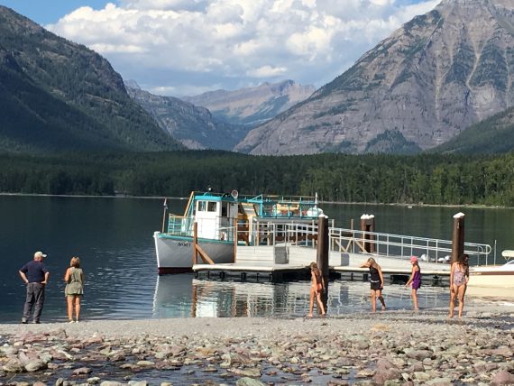 Lake McDonald boat dock