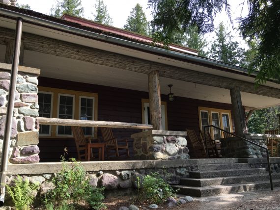 Lake McDonald Cobb House porch