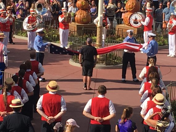 Disney Flag Ceremony on September 11