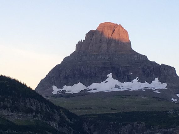 Mt Clements at first light.