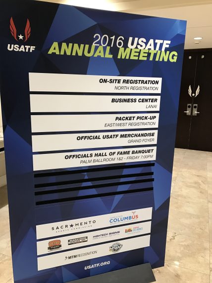 USATF 2016 Disney meeting agenda