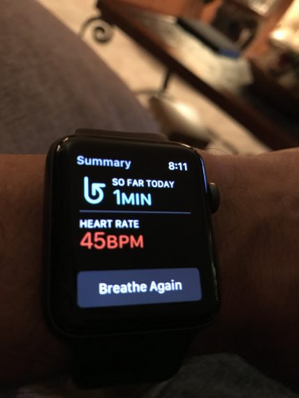 Apple Watch heart beat app