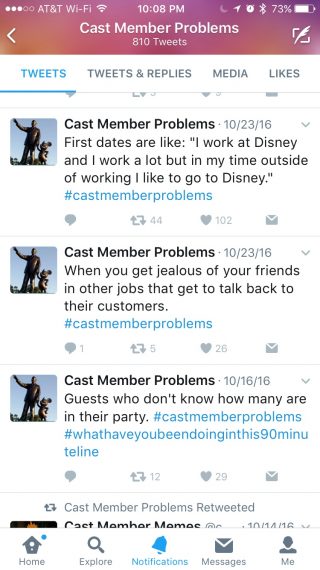 Disney Memes Twitter site