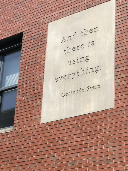 Brown University sign