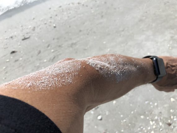 Sanibel Island Beach in winter