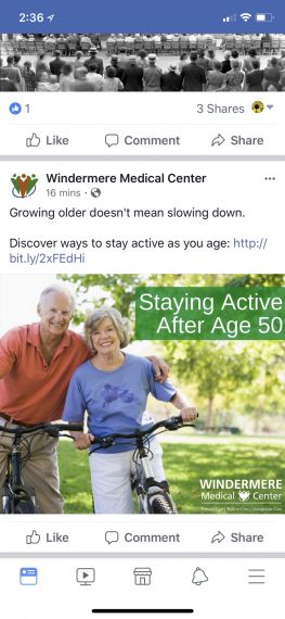 aging and staying active