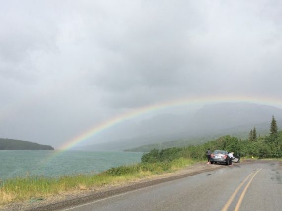 Glacier Park rainbow