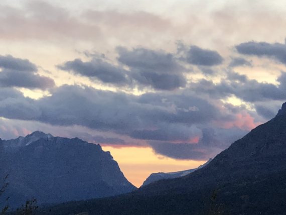 Glacier Park sunset