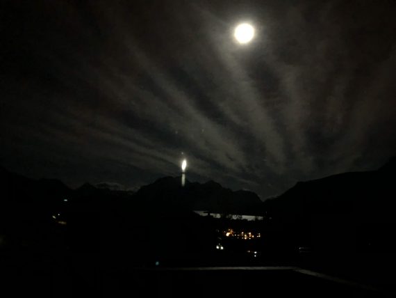 Glacier Park moon