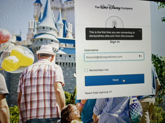 Disney retiree website login