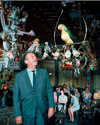 Walt Disney in the Tiki Room