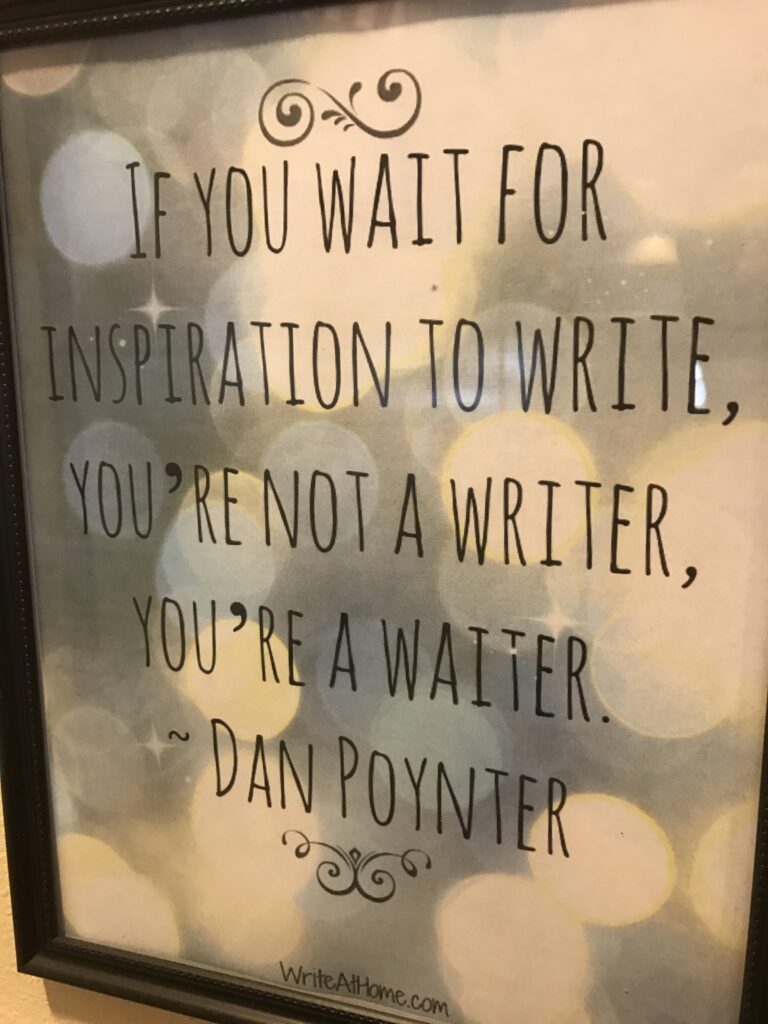 Picture of an important writer message