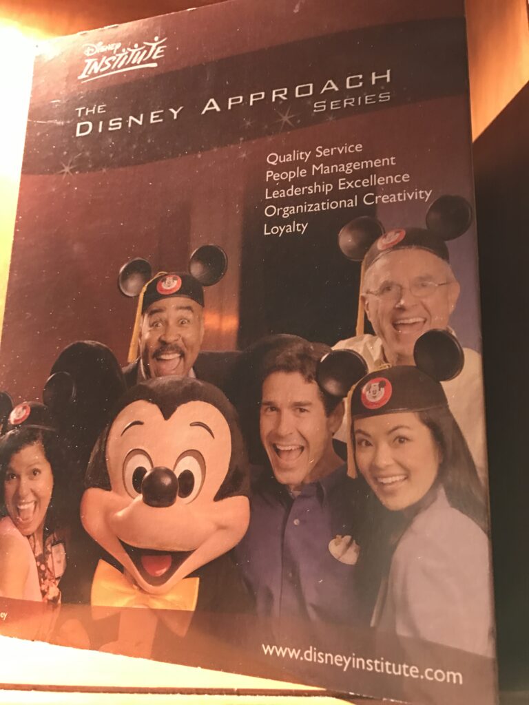 Disney Institute table top marketing piece