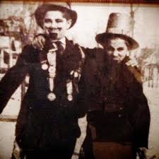 Walt Disney dressed as Abraham Lincoln