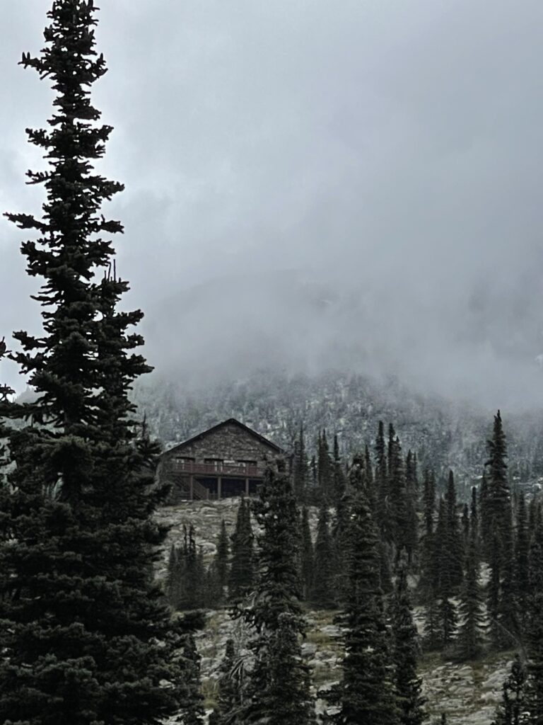 High mountain chalet