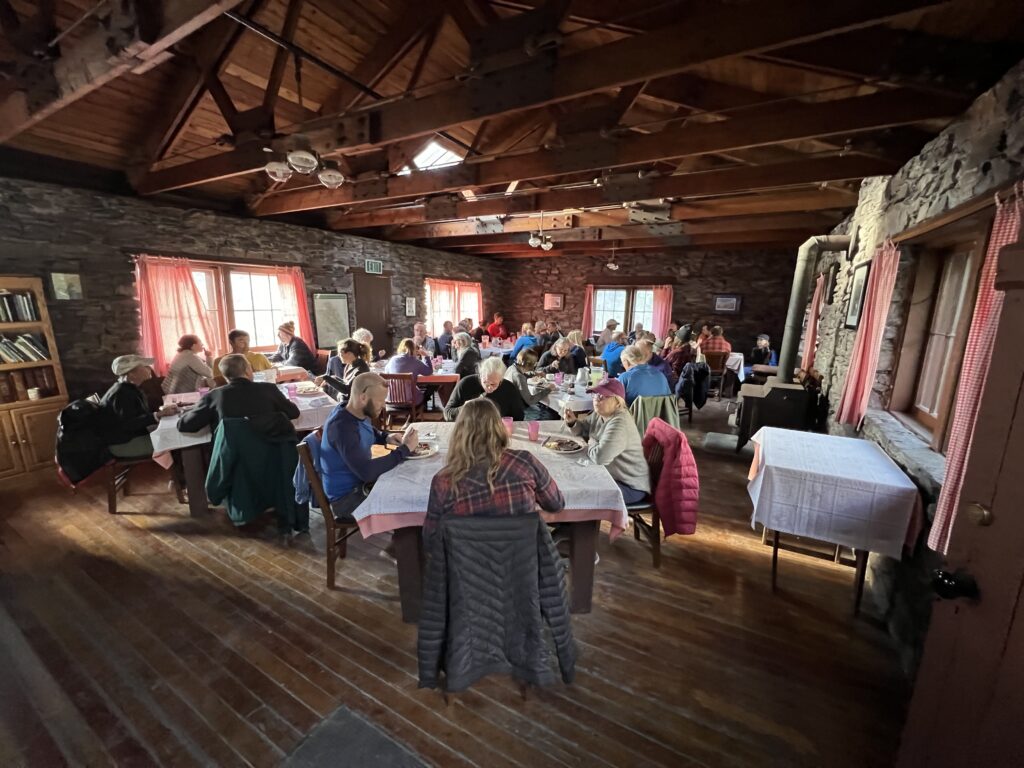 Mountain chalet dining room