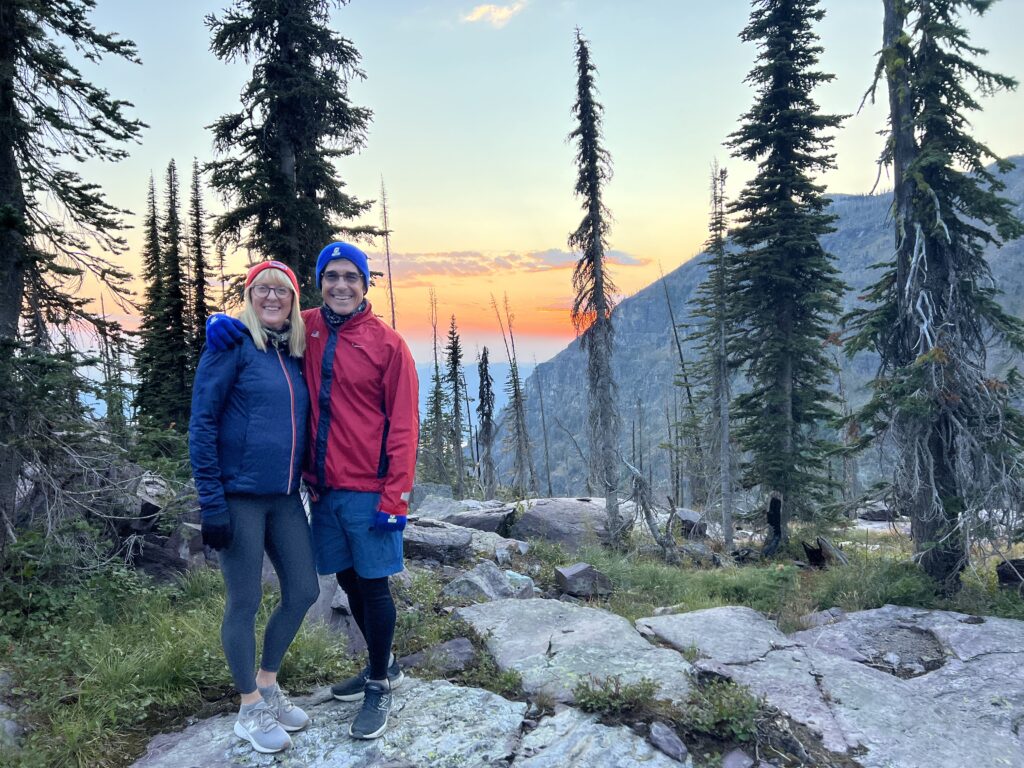 Couple in the mountains