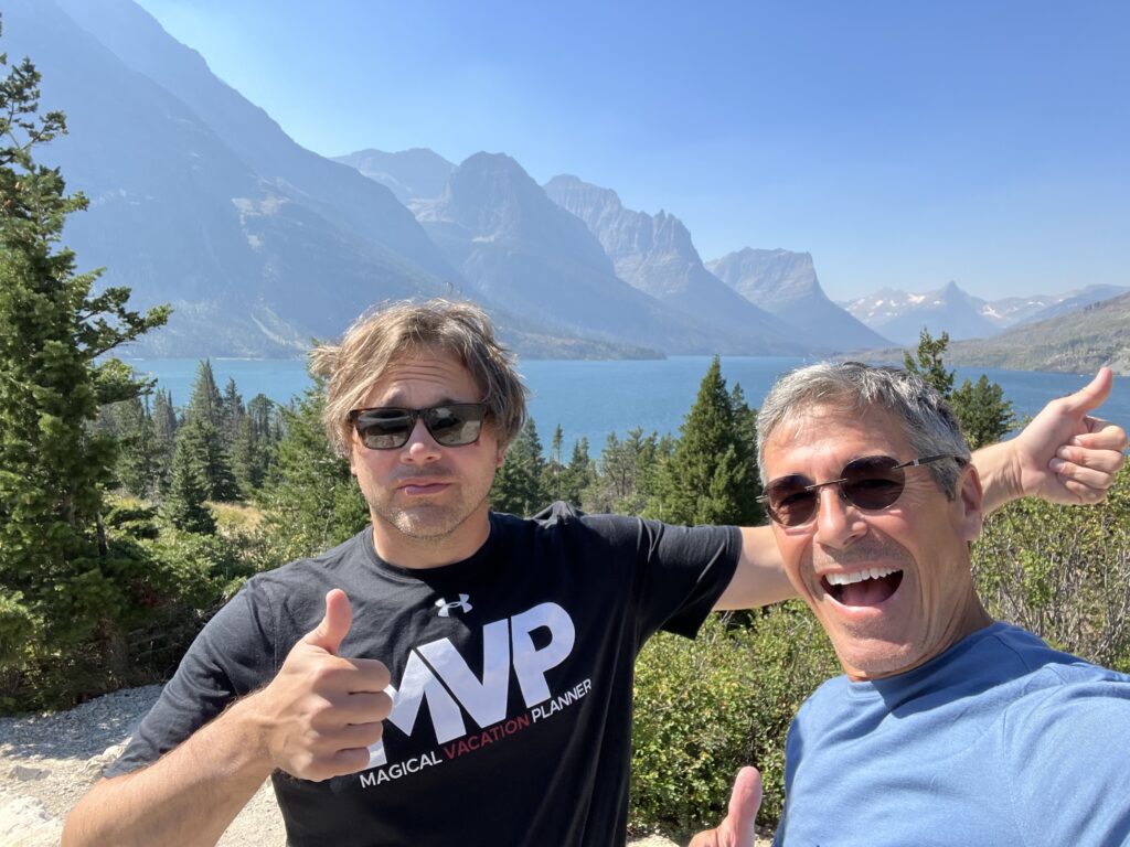 Two guys in the mountains