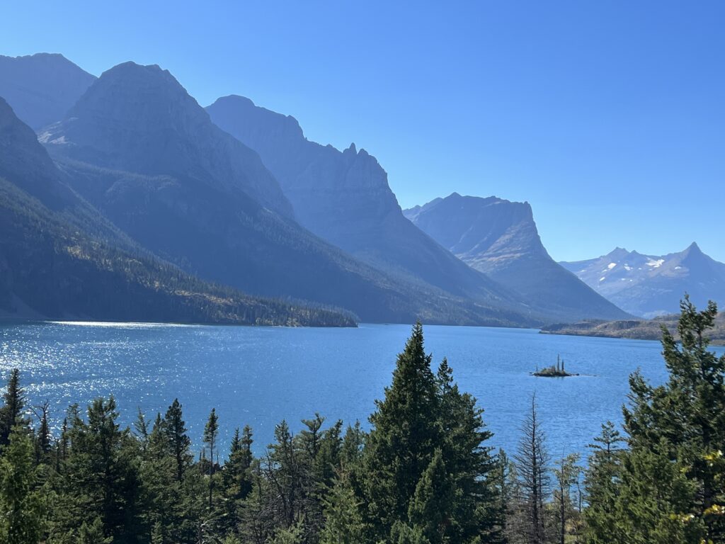 Mountains and Lake