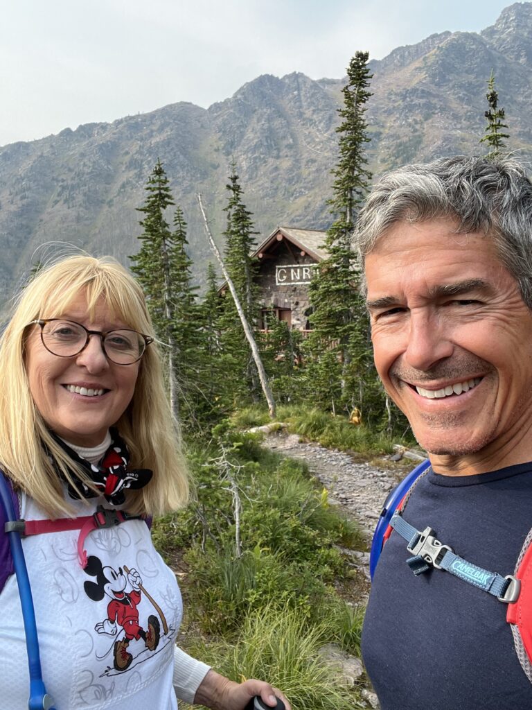 Couple in mountains